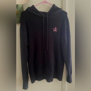 JEFFREE STAR black teddy pullover